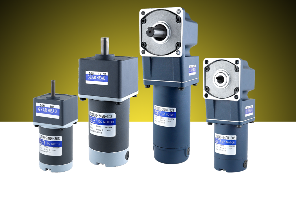 Brush DC gearmotor