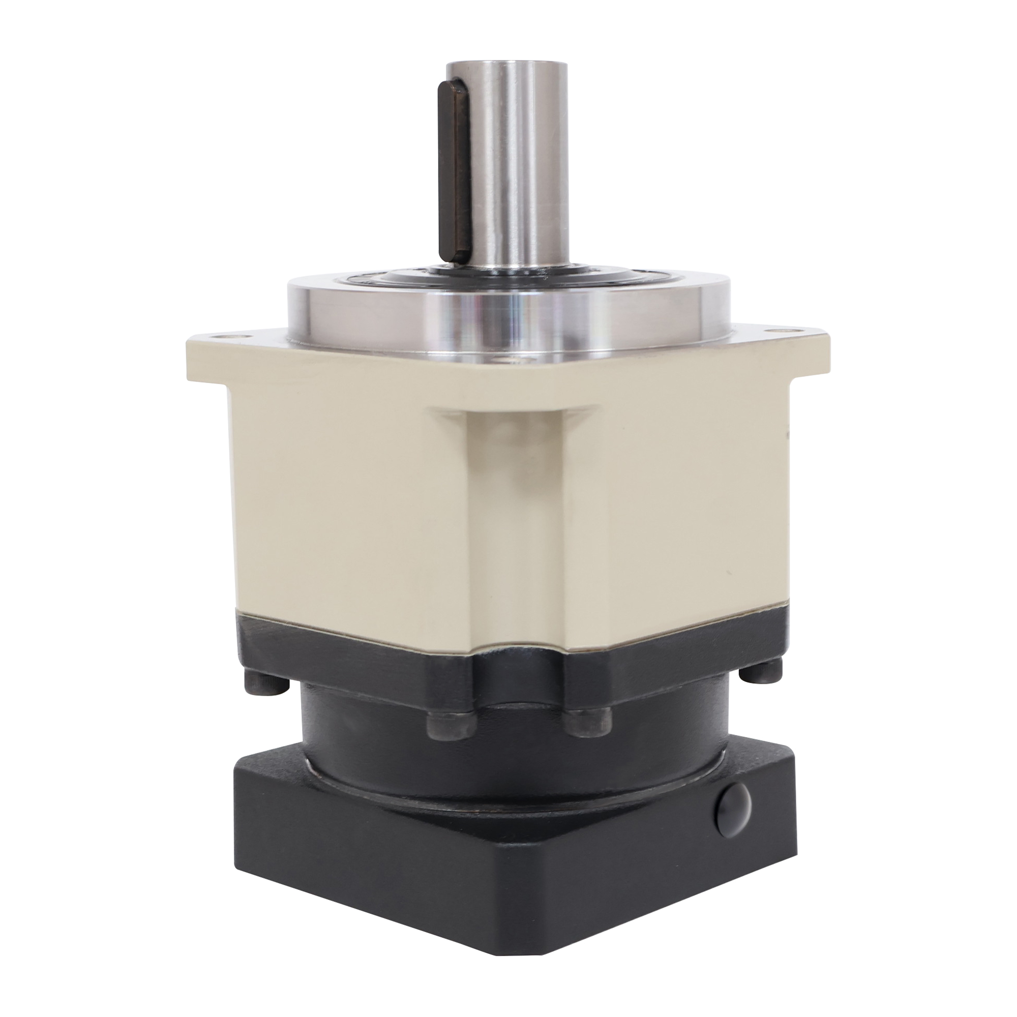 SB Series 090 planetary gearbox, angled view