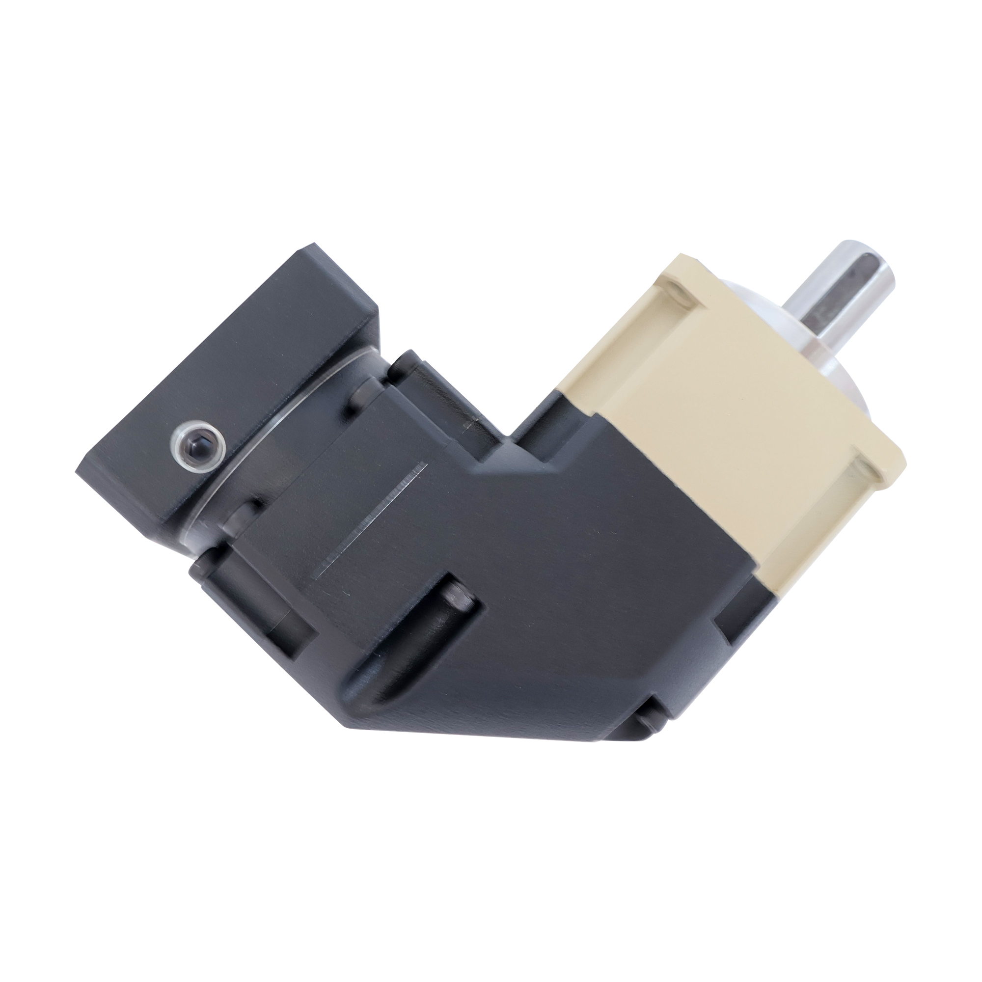 SBR 060 planetary gearbox, angled view